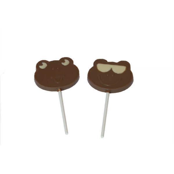 Sucette chocolat caramel
